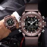 Analog Digital Watches Men